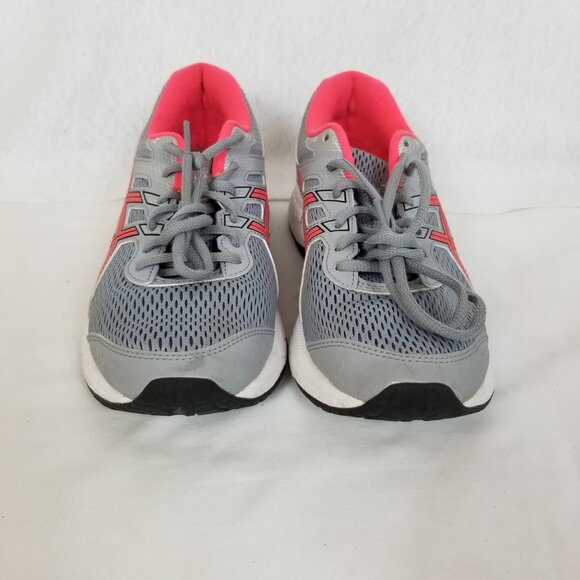 ASICS Gel Contend 6 AmpliFoam Lace Up Running Shoe Gray Pink Size 8 ~ 4400 - Picture 3 of 11